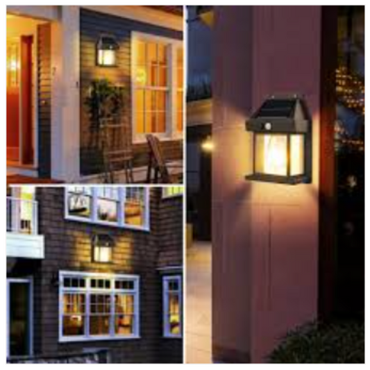 Farol Led Solar de Pared