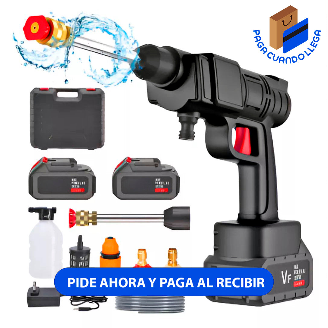 HIDROLAVADORA PORTÁTIL CON 2 BATERIAS