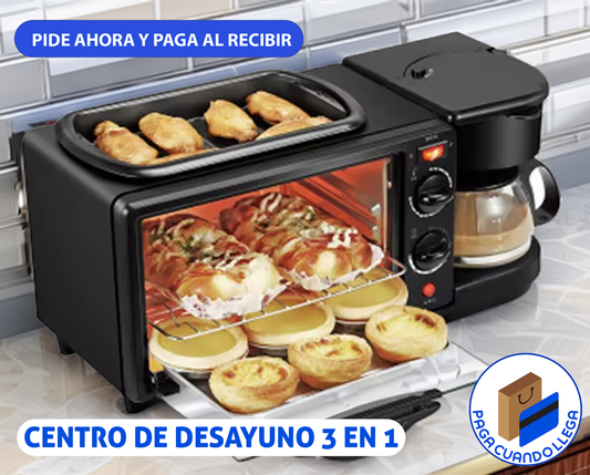 Centro de Desayuno 3 en1
