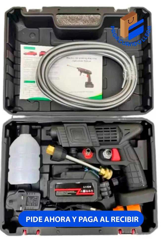HIDROLAVADORA PORTÁTIL CON 2 BATERIAS