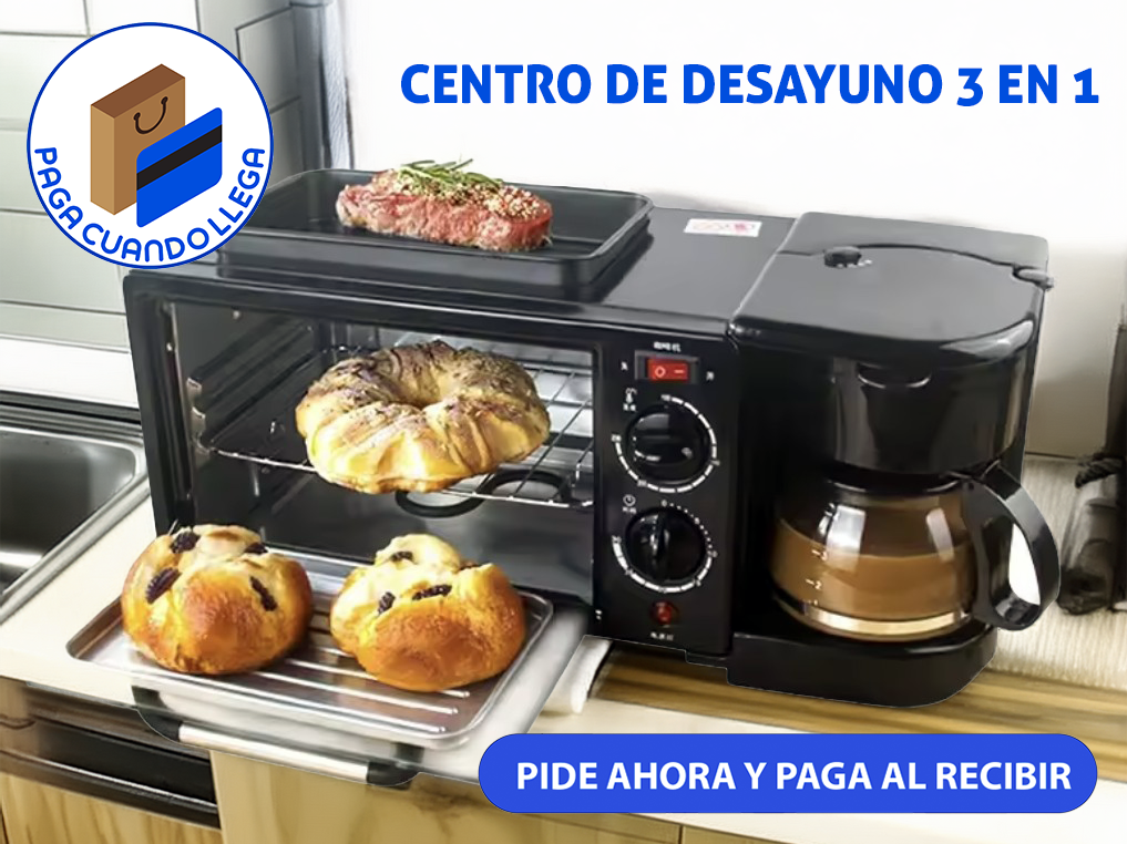 Centro de Desayuno 3 en1