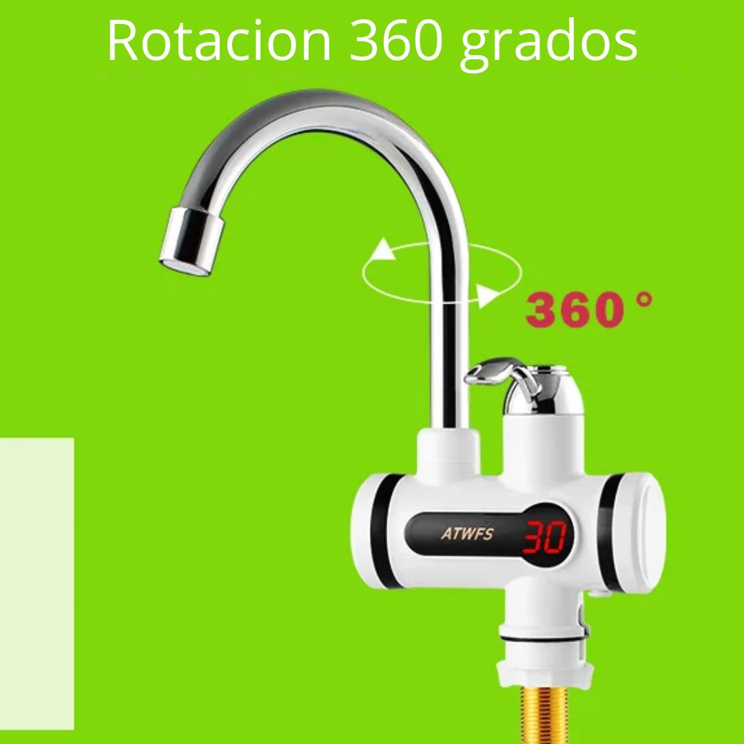 Grifo Eléctrico Calentador de Agua