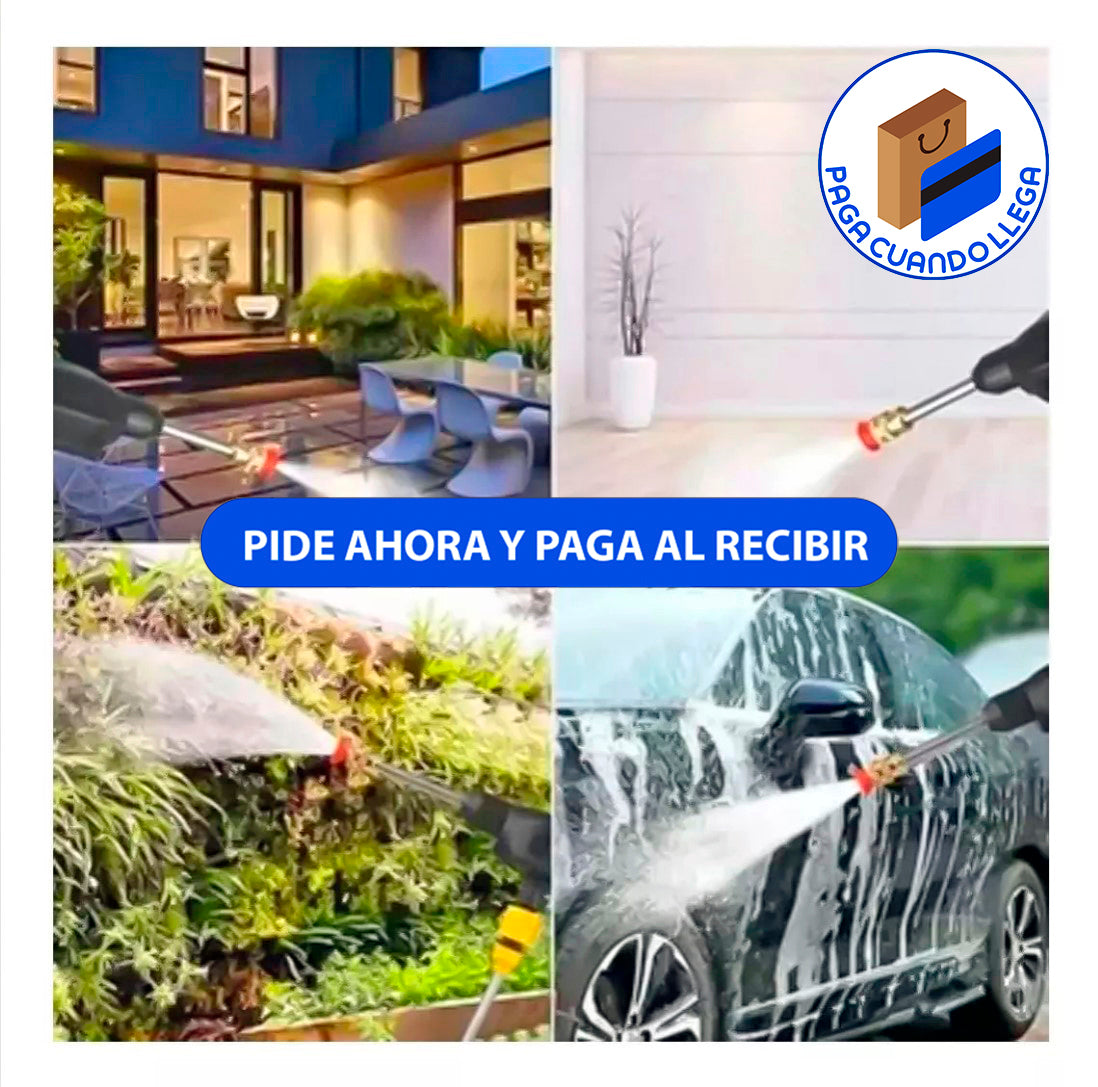 HIDROLAVADORA PORTÁTIL CON 2 BATERIAS