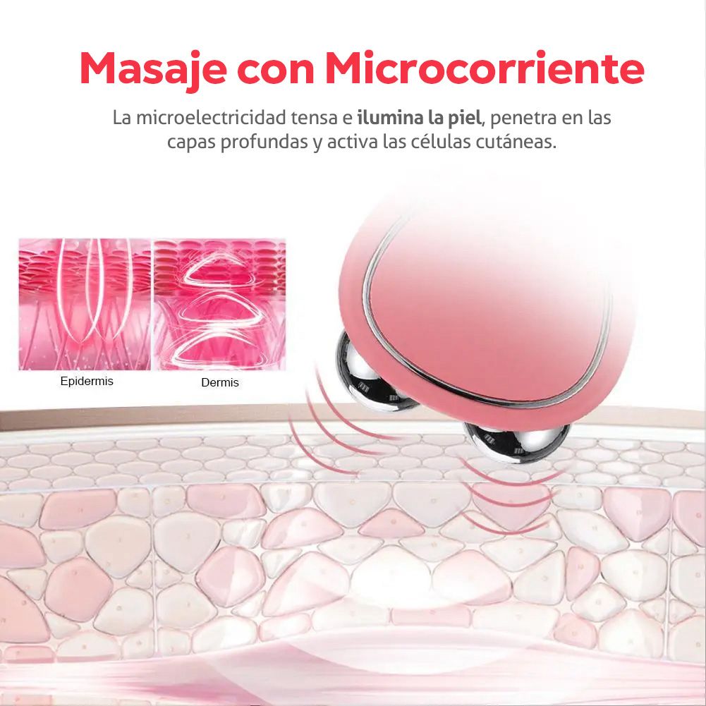 Masajeador microcorriente facial