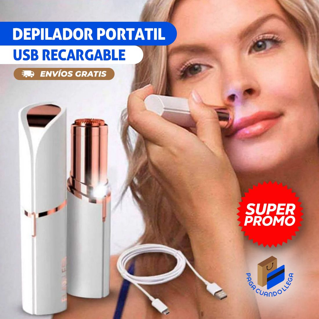 Depiladora Portátil Recargable