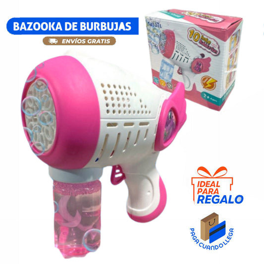 Pistola Bazooka de Burbujas